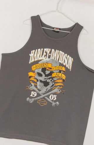 GOAT Vintage Harley Tank    Tees  - Vintage, Y2K and Upcycled Apparel