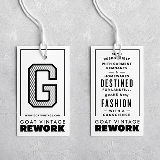 GOAT Vintage Double Tie Tee Tees - Vintage, Y2K and Upcycled Apparel