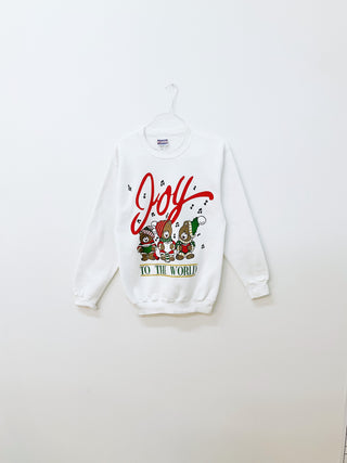 GOAT Vintage Joy To The World Sweatshirt    Sweatshirts  - Vintage, Y2K and Upcycled Apparel