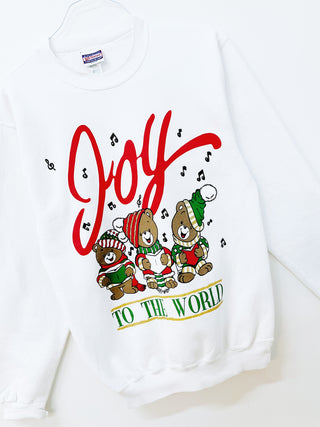 GOAT Vintage Joy To The World Sweatshirt    Sweatshirts  - Vintage, Y2K and Upcycled Apparel