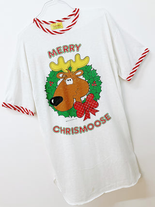 GOAT Vintage Moose Holiday Sweatshirt    Sweatshirts  - Vintage, Y2K and Upcycled Apparel
