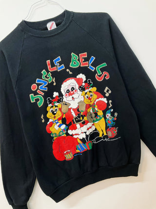 GOAT Vintage Jingle Bells Holiday Sweatshirt    Sweatshirts  - Vintage, Y2K and Upcycled Apparel