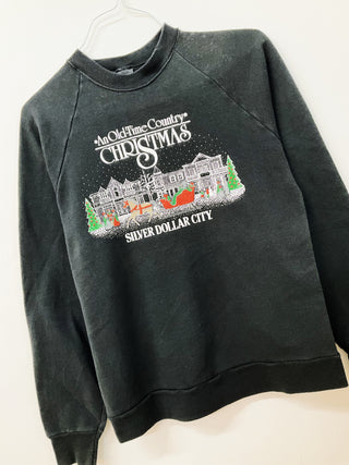 GOAT Vintage Silver Dollar City Holiday Sweatshirt    Sweatshirts  - Vintage, Y2K and Upcycled Apparel