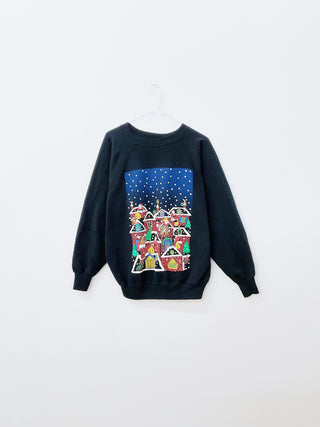 GOAT Vintage Santa Delivering Gifts Sweatshirt    Sweatshirts  - Vintage, Y2K and Upcycled Apparel