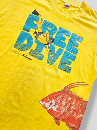 GOAT Vintage Free Dive Tee    Tee  - Vintage, Y2K and Upcycled Apparel