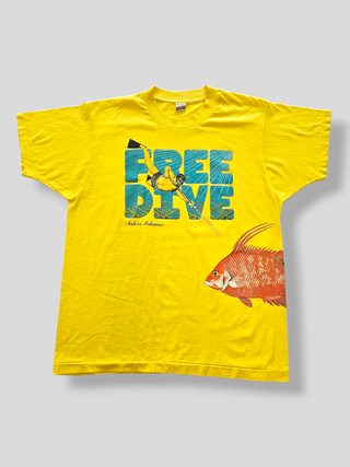 GOAT Vintage Free Dive Tee    Tee  - Vintage, Y2K and Upcycled Apparel