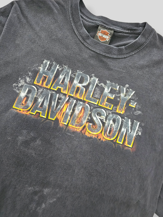 GOAT Vintage Charlie's Harley Tee    Tee  - Vintage, Y2K and Upcycled Apparel