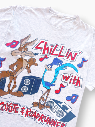 GOAT Vintage Coyote and Roadrunner Tee    Tee  - Vintage, Y2K and Upcycled Apparel