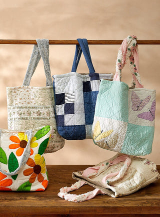 GOAT Vintage Upcycled Quilt Tote Bag Hardgoods - Vintage, Y2K and Upcycled Apparel