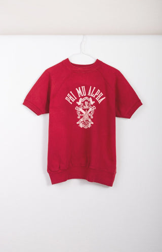 GOAT Vintage 70's School Crest Sweatshirt Tee    Sweatshirt  - Vintage, Y2K and Upcycled Apparel