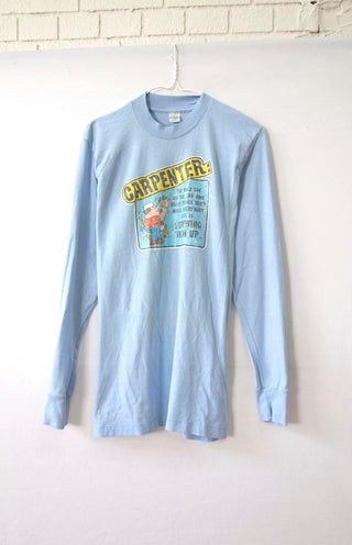 GOAT Vintage Carpenter Long Sleeve    Tee  - Vintage, Y2K and Upcycled Apparel