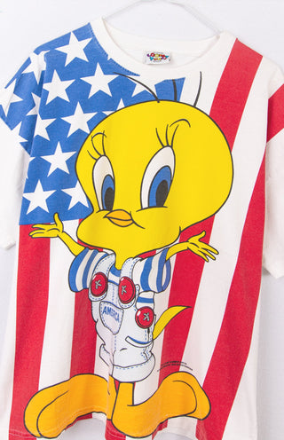 GOAT Vintage America Tweety Tee    T-shirt  - Vintage, Y2K and Upcycled Apparel