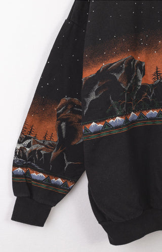 GOAT Vintage Scenic Wolf Sweatshirt    Sweatshirt  - Vintage, Y2K and Upcycled Apparel