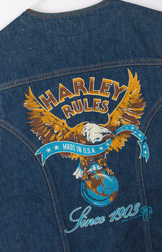 GOAT Vintage Harley Painted Vest    Vest  - Vintage, Y2K and Upcycled Apparel