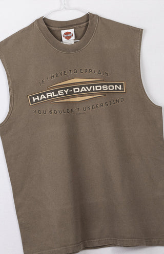 GOAT Vintage Y2K Harley Tank    Tank  - Vintage, Y2K and Upcycled Apparel