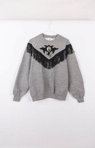 GOAT Vintage Western Fringe Sweatshirt    Sweatshirt  - Vintage, Y2K and Upcycled Apparel