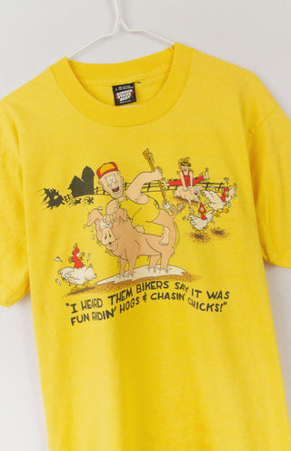 GOAT Vintage Biker Tee    Tees  - Vintage, Y2K and Upcycled Apparel
