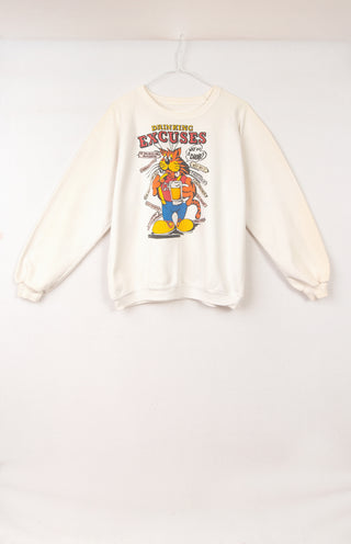 GOAT Vintage Drinking Excuses Sweatshirt    Sweatshirt  - Vintage, Y2K and Upcycled Apparel