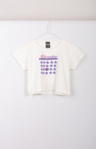 GOAT Vintage Harley Cropped Tee    T-shirt  - Vintage, Y2K and Upcycled Apparel