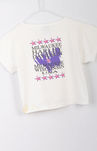GOAT Vintage Harley Cropped Tee    T-shirt  - Vintage, Y2K and Upcycled Apparel