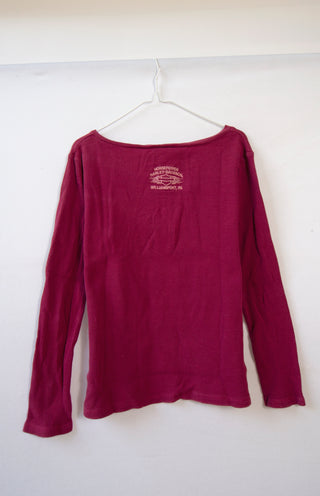 GOAT Vintage Horsepower Harley Long Sleeve    T-Shirt  - Vintage, Y2K and Upcycled Apparel