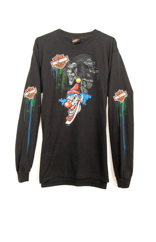 GOAT Vintage Conrad's Harley Davidson Long Sleeve    Tee  - Vintage, Y2K and Upcycled Apparel