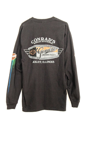 GOAT Vintage Conrad's Harley Davidson Long Sleeve    Tee  - Vintage, Y2K and Upcycled Apparel