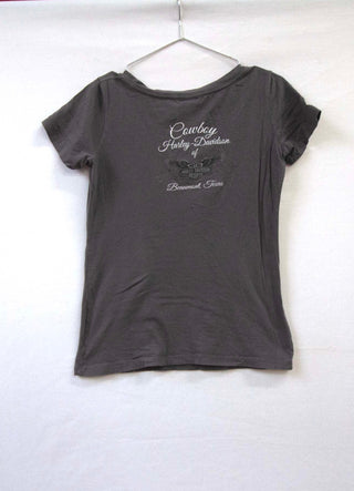 GOAT Vintage Cowboy Harley Tee    T-Shirt  - Vintage, Y2K and Upcycled Apparel