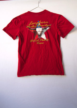 GOAT Vintage Longhorn Harley Tee    T-Shirt  - Vintage, Y2K and Upcycled Apparel