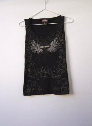 GOAT Vintage Bobby's Harley Tank    T-Shirt  - Vintage, Y2K and Upcycled Apparel