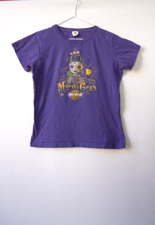 GOAT Vintage Mardi Gras Harley Tee    T-Shirt  - Vintage, Y2K and Upcycled Apparel