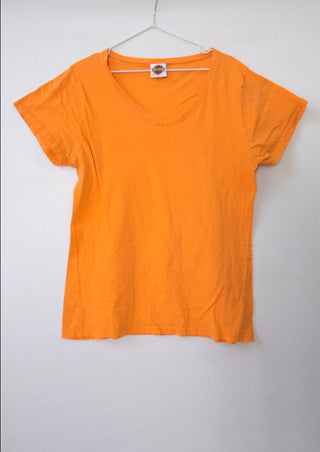 GOAT Vintage Harley V Neck    T-Shirt  - Vintage, Y2K and Upcycled Apparel