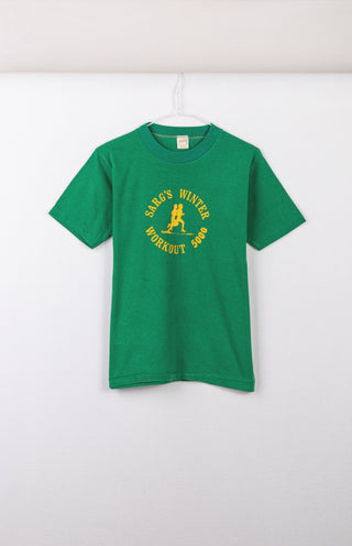 GOAT Vintage Sarg's Winter Workout Tee    T-shirt  - Vintage, Y2K and Upcycled Apparel