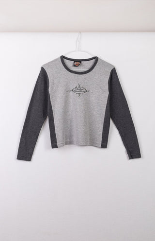 GOAT Vintage Y2K Harley Longsleeve Tee    T-shirt  - Vintage, Y2K and Upcycled Apparel