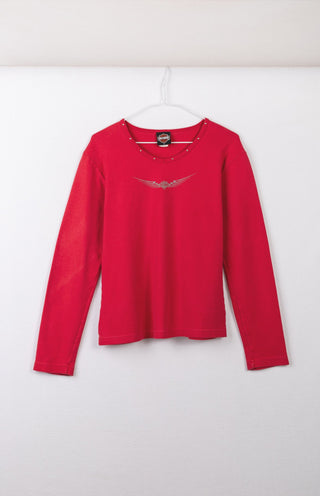 GOAT Vintage Y2K Harley Longsleeve Tee    T-shirt  - Vintage, Y2K and Upcycled Apparel