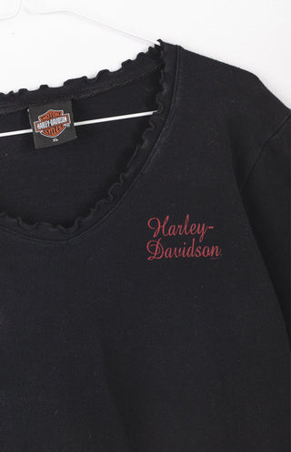 GOAT Vintage Y2K Harley Longsleeve Tee    T-shirt  - Vintage, Y2K and Upcycled Apparel