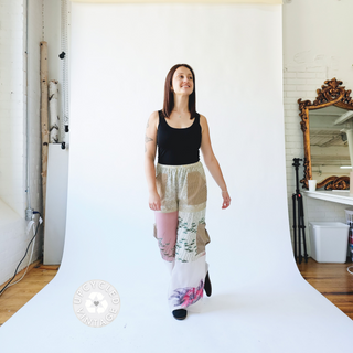GOAT Vintage Upcycled Silk Pants    Pants  - Vintage, Y2K and Upcycled Apparel