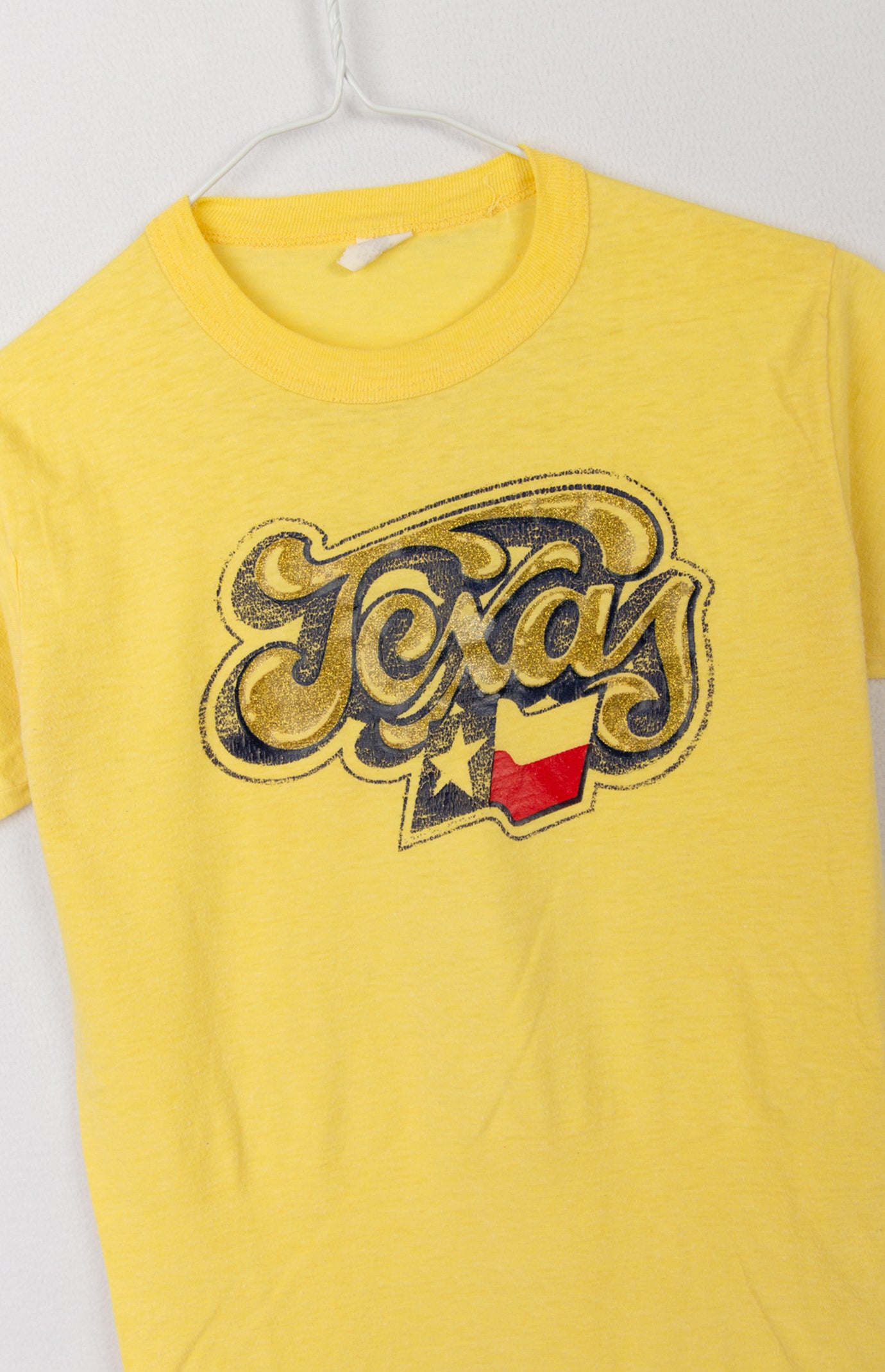 GOAT Vintage Texas Glitter Tee Tees - Vintage, Y2K and Upcycled Apparel
