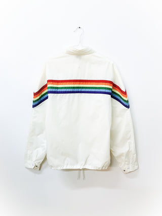 GOAT Vintage Rainbow Windbreaker    Sweatshirts  - Vintage, Y2K and Upcycled Apparel