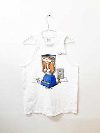 GOAT Vintage Cat Daiquiri Tank    Tee  - Vintage, Y2K and Upcycled Apparel
