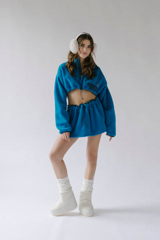 GOAT Vintage +REwork Fleece Mini Skirt Set    Fleece  - Vintage, Y2K and Upcycled Apparel