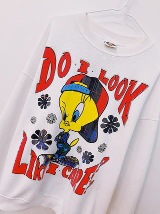 GOAT Vintage Tweety Sweatshirt    Sweatshirts  - Vintage, Y2K and Upcycled Apparel