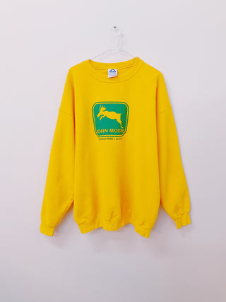 GOAT Vintage John Moose Sweatshirt    Sweatshirts  - Vintage, Y2K and Upcycled Apparel
