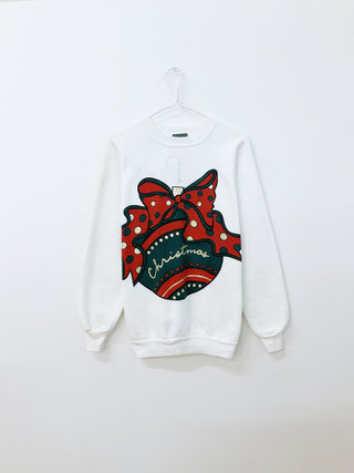GOAT Vintage Christmas Ornament Holiday Sweatshirt    Sweatshirts  - Vintage, Y2K and Upcycled Apparel
