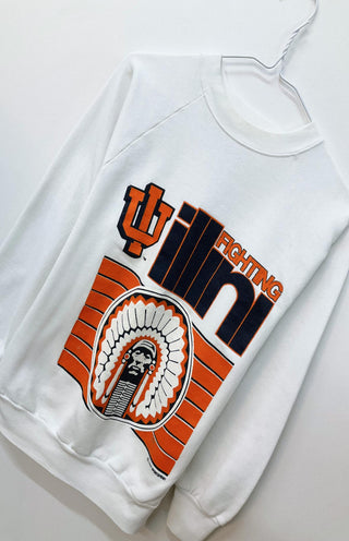 GOAT Vintage Fighting Illini Sweatshirt    Sweatshirts  - Vintage, Y2K and Upcycled Apparel