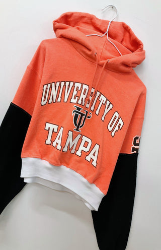 GOAT Vintage University of Tampa Crop Hoody    Sweatshirts  - Vintage, Y2K and Upcycled Apparel