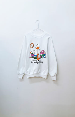 GOAT Vintage Leave Me Alone Sweatshirt    Sweatshirts  - Vintage, Y2K and Upcycled Apparel