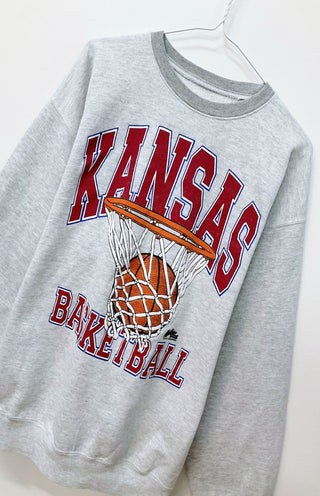 GOAT Vintage Kansas Basketball Sweatshirt    Sweatshirts  - Vintage, Y2K and Upcycled Apparel