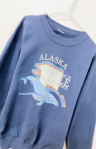 GOAT Vintage Alaska Humpback Whale Sweatshirt    Sweatshirts  - Vintage, Y2K and Upcycled Apparel