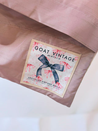 GOAT Vintage Quilt Cushion Cover    Hardgoods  - Vintage, Y2K and Upcycled Apparel